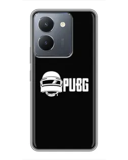 Чехол для Vivo Y36 с картинкой «PUBG — классический лого»