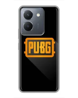 Чехол для Vivo Y36 с картинкой «PUBG — рамка лого»