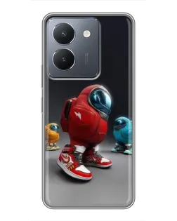 Чехол для Vivo Y36 с картинкой «Among Us — 3D стиль»