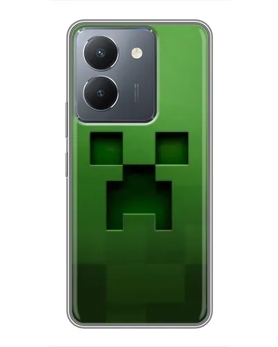 Чехол для Vivo Y36 с картинкой «Крипер микро-дизайн»