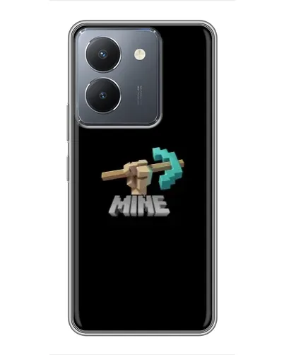 Чехол для Vivo Y36 с картинкой «Алмазная кирка»