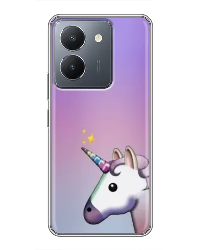 Чехол для Vivo Y36 с картинкой «Единорог градиент» Чехол для Vivo Y36 с картинкой «Единорог градиент»