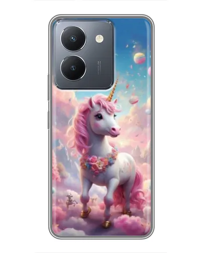 Чехол для Vivo Y36 с картинкой «Единорог среди облаков» Чехол для Vivo Y36 с картинкой «Единорог среди облаков»