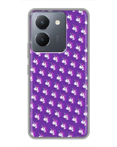 Чехол для Vivo Y36 с картинкой «Единороги на фиолетовом» Чехол для Vivo Y36 с картинкой «Единороги на фиолетовом»