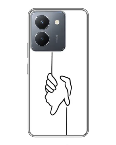 Чехол для Vivo Y36 с картинкой «Рука держит» Чехол для Vivo Y36 с картинкой «Рука держит»