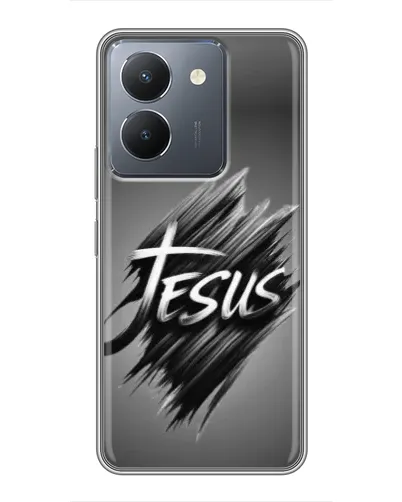 Чехол для Vivo Y36 с картинкой «Надпись Jesus Graffiti» Чехол для Vivo Y36 с картинкой «Надпись Jesus Graffiti»