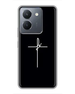 Чохол для Vivo Y36 з картинкою «Тонкий хрест»