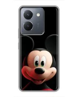 Чехол для Vivo Y36 с картинкой «Улыбающийся Микки Маус»