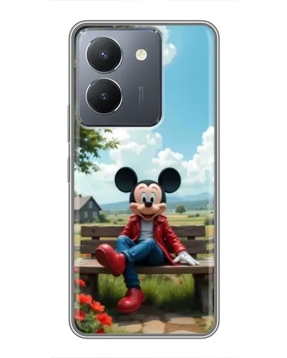 Чехол для Vivo Y36 с картинкой «Микки на скамейке» Чехол для Vivo Y36 с картинкой «Микки на скамейке»