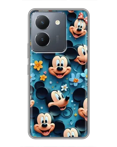 Чехол для Vivo Y36 с картинкой «Паттерн Микки и Минни» Чехол для Vivo Y36 с картинкой «Паттерн Микки и Минни»