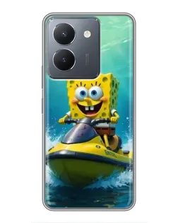 Чохол для Vivo Y36 з картинкою «Спанч Боб на гідроциклі» Чохол для Vivo Y36 з картинкою «Спанч Боб на гідроциклі»