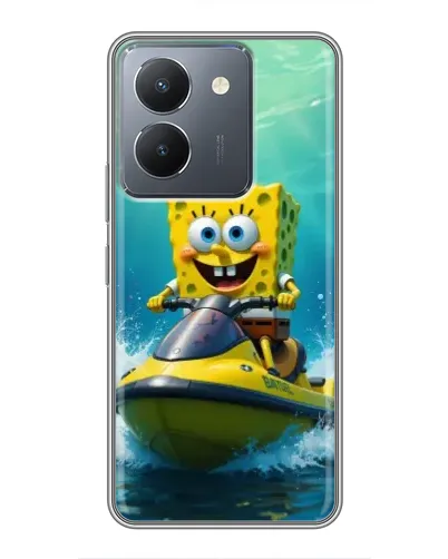 Чехол для Vivo Y36 с картинкой «Спанч Боб на гидроцикле» Чехол для Vivo Y36 с картинкой «Спанч Боб на гидроцикле»