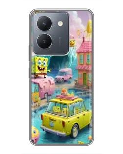 Чехол для Vivo Y36 с картинкой «Монстр-трак приключения»