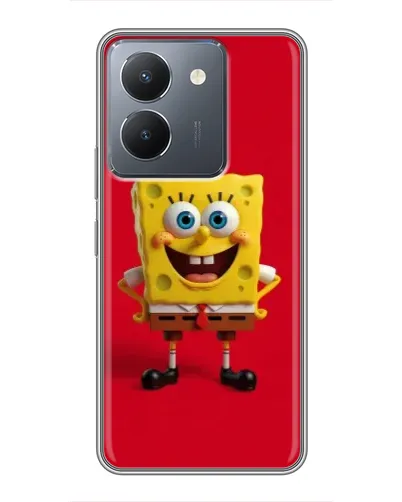 Чехол для Vivo Y36 с картинкой «Спанч Боб на красном» Чехол для Vivo Y36 с картинкой «Спанч Боб на красном»