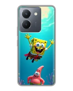 Чохол для Vivo Y36 з картинкою «Спанч Боб під водою» Чохол для Vivo Y36 з картинкою «Спанч Боб під водою»