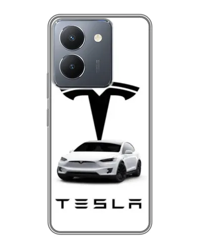 Чехол для Vivo Y36 с картинкой «Tesla White Style» Чехол для Vivo Y36 с картинкой «Tesla White Style»