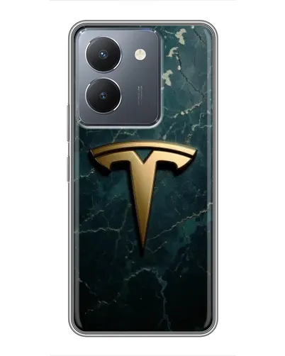 Чехол для Vivo Y36 с картинкой «Мраморная Tesla Gold» Чехол для Vivo Y36 с картинкой «Мраморная Tesla Gold»