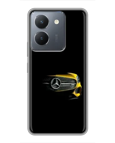 Чехол для Vivo Y36 с картинкой «Mercedes — ретро стиль»
