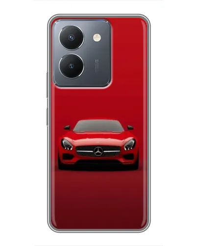 Чехол для Vivo Y36 с картинкой «Красный Mercedes AMG»