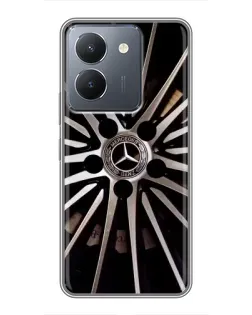 Чехол для Vivo Y36 с картинкой «Диск Mercedes»