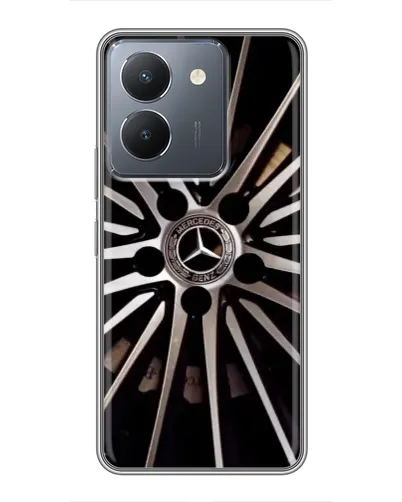 Чехол для Vivo Y36 с картинкой «Диск Mercedes»