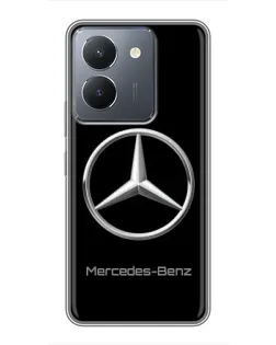 Чехол для Vivo Y36 с картинкой «Mercedes Silver Logo»