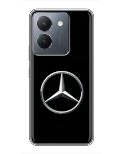 Чехол для Vivo Y36 с картинкой «Mercedes классический лого»