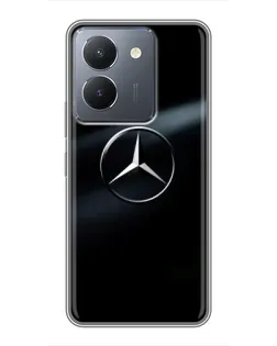 Чохол для Vivo Y36 з картинкою «Mercedes на металі»