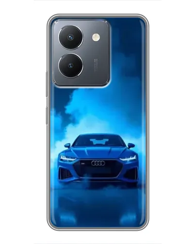 Чехол для Vivo Y36 с картинкой «Audi — голубая энергия»