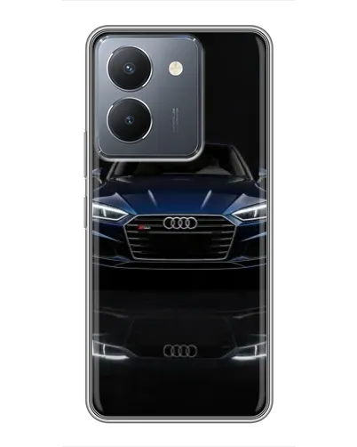 Чехол для Vivo Y36 с картинкой «Audi — ночное отражение»