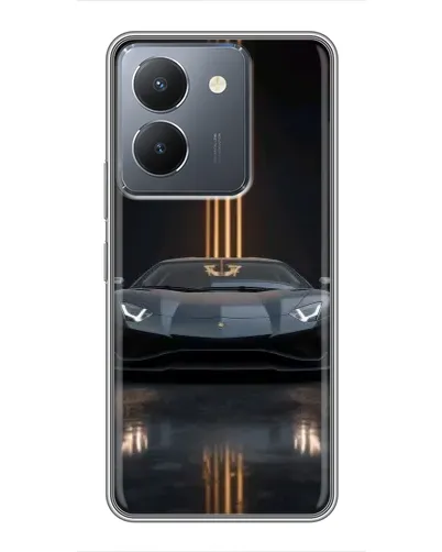 Чехол для Vivo Y36 с картинкой «Lamborghini золотые линии» Чехол для Vivo Y36 с картинкой «Lamborghini золотые линии»
