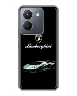 Чехол для Vivo Y36 с картинкой «Логотип Lamborghini классика»