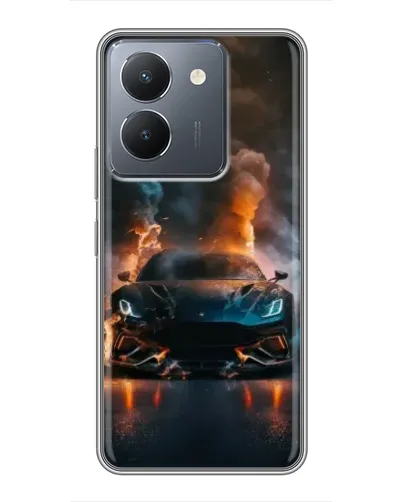 Чехол для Vivo Y36 с картинкой «Lamborghini дымная эстетика» Чехол для Vivo Y36 с картинкой «Lamborghini дымная эстетика»