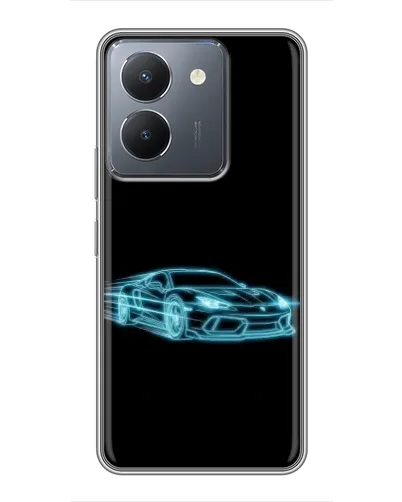 Чехол для Vivo Y36 с картинкой «Неоновый контур Lamborghini» Чехол для Vivo Y36 с картинкой «Неоновый контур Lamborghini»