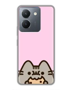 Чохол для Vivo Y36 з картинкою «Pusheen та печиво» Чохол для Vivo Y36 з картинкою «Pusheen та печиво»
