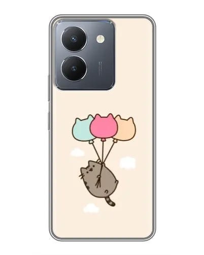 Чехол для Vivo Y36 с картинкой «Пушин на шариках»