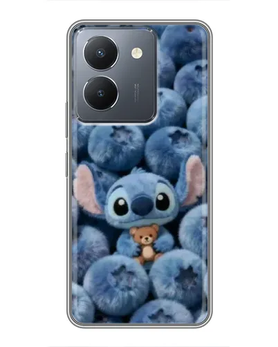 Чехол для Vivo Y36 с картинкой «Стич и голубика» Чехол для Vivo Y36 с картинкой «Стич и голубика»