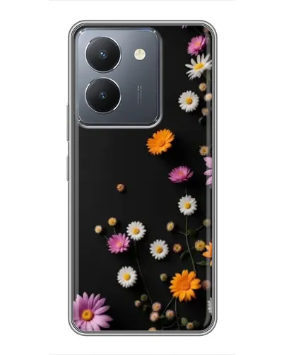 Чехол для Vivo Y36 с картинкой «Цветочная композиция»