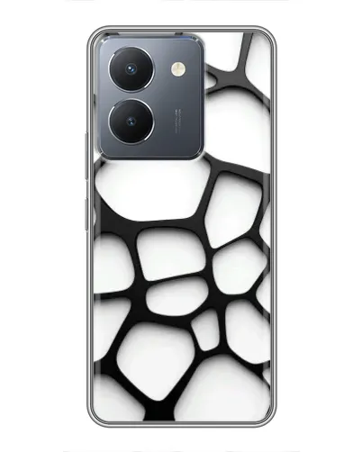 Чехол для Vivo Y36 с картинкой «Белая объемная сетка» Чехол для Vivo Y36 с картинкой «Белая объемная сетка»