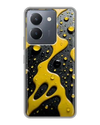 Чехол для Vivo Y36 с картинкой «Жидкое желтое золото» Чехол для Vivo Y36 с картинкой «Жидкое желтое золото»