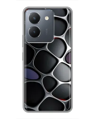 Чехол для Vivo Y36 с картинкой «Объемная темная решетка» Чехол для Vivo Y36 с картинкой «Объемная темная решетка»