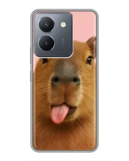 Чехол для Vivo Y36 с картинкой «Капибара с языком» Чехол для Vivo Y36 с картинкой «Капибара с языком»
