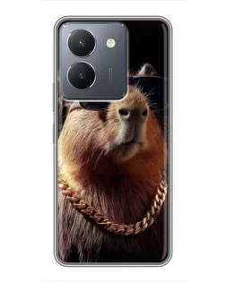 Чехол для Vivo Y36 с картинкой «Капибара золотая цепь» Чехол для Vivo Y36 с картинкой «Капибара золотая цепь»