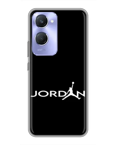 Чехол для Vivo Y36c с картинкой «Jordan White Logo»
