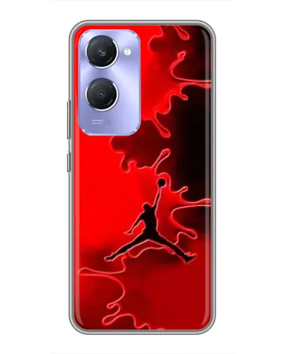 Чехол для Vivo Y36c с картинкой «Jordan Red Smoke»