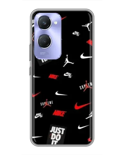 Чехол для Vivo Y36c с картинкой «Nike Mix Pattern»