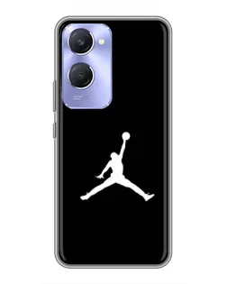 Чехол для Vivo Y36c с картинкой «Jordan Silhouette»