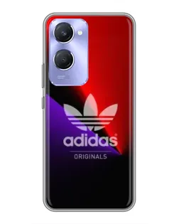 Чехол для Vivo Y36c с картинкой «Adidas Red Neon»