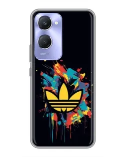 Чехол для Vivo Y36c с картинкой «Adidas Splash»