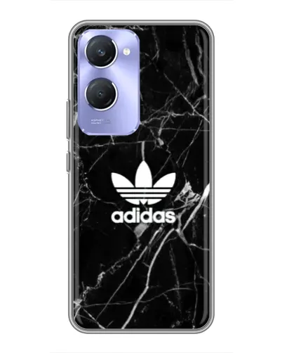 Чехол для Vivo Y36c с картинкой «Белый мрамор Adidas»